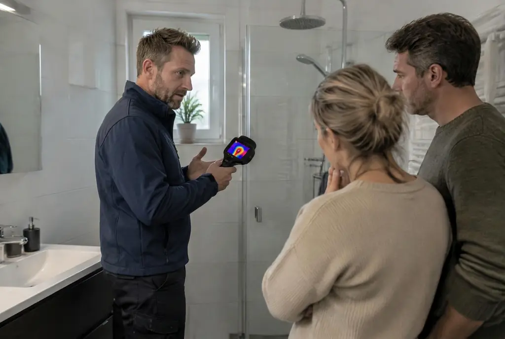 Lekdetectie Soesterberg – specialist legt bevindingen uit aan bewoner